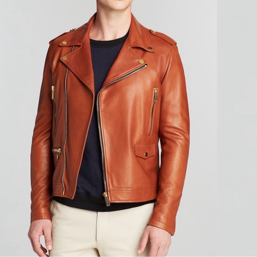 Tan Lightweight Shirt Jacket with Asymmetrical Design